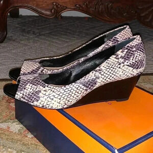 ARTURO CHIANG WEDGES DESERT SNAKE 7M